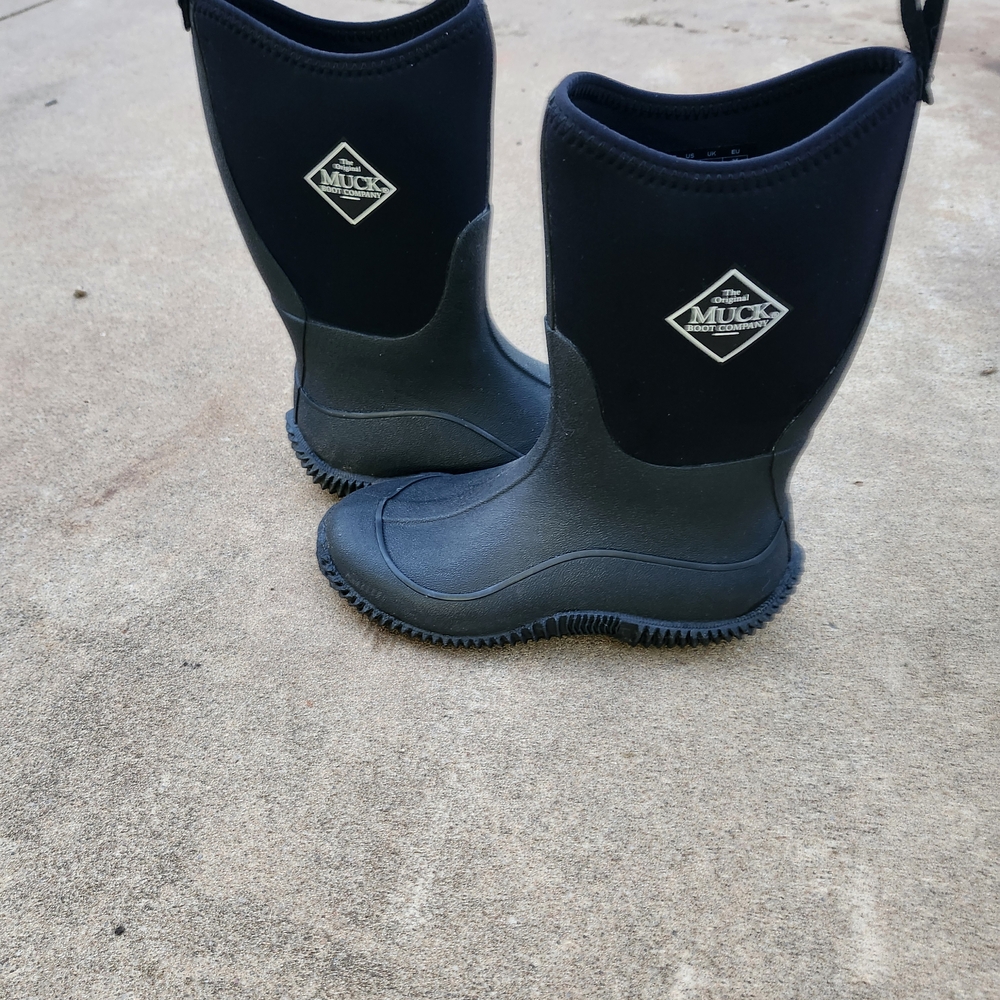 Muck Kids Black Waterproof Boots